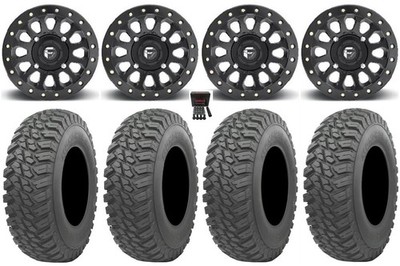 Fuel Vector Beadlock 15'' Wheels 32'' Mongrel SQ Tires Can-Am Renegade Outlander