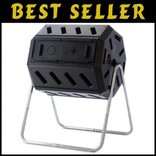 Tumbling Composter for Garden & Kitchen Waste - 37 Gal