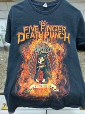 5 finger death punch tee medium