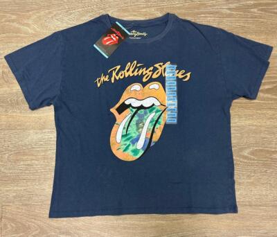 The Rolling Stones Licensed Women's Graphic Band Short Sleeve T-Shirt - NWT