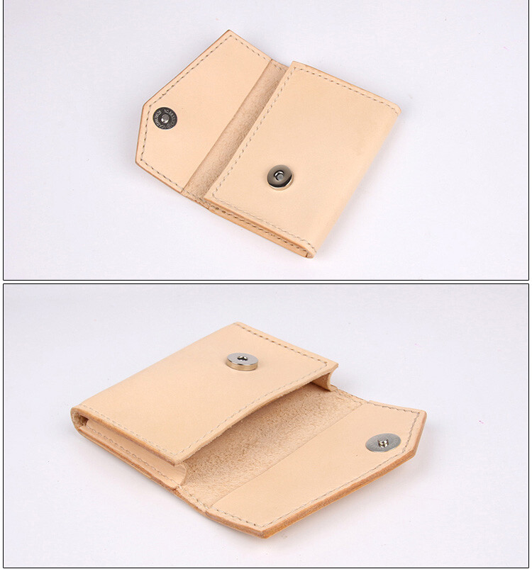 Leather Craft Clear Acrylic card holder coin purse Pattern Template DIY BBX-40