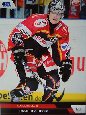 181 Daniel Kreutzer DEG Metro Stars DEL Eishockey 2008-09