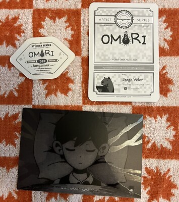 Omori Fangamer Art Series Card Sticker Series + Post Card | eBay