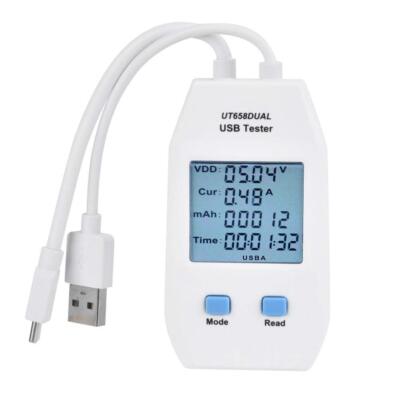 UNI-T LCD USB Tester Detector Voltmeter Ammeter Digital Power Capacity Tester...