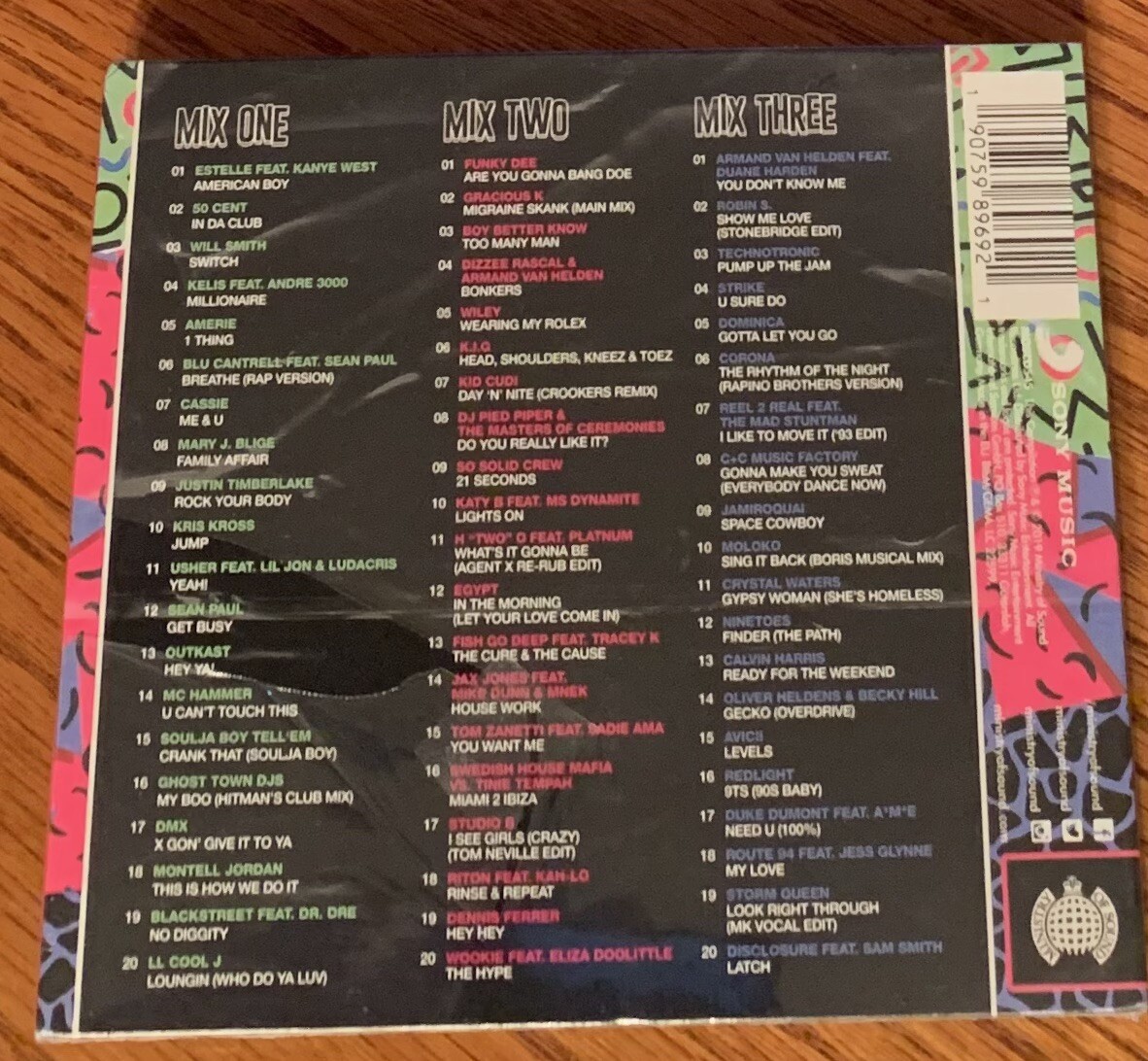 VARIOUS "MINISTRY OF SOUND THROWBACK HOUSE PARTY" BRAND NEW 2019 UK 3CD IMPORT 190759896921 eBay