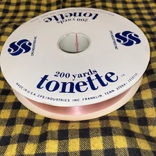 Pink Ribbon Full Roll Ribbon 1 1/4” x 200 yards NOS Christmas