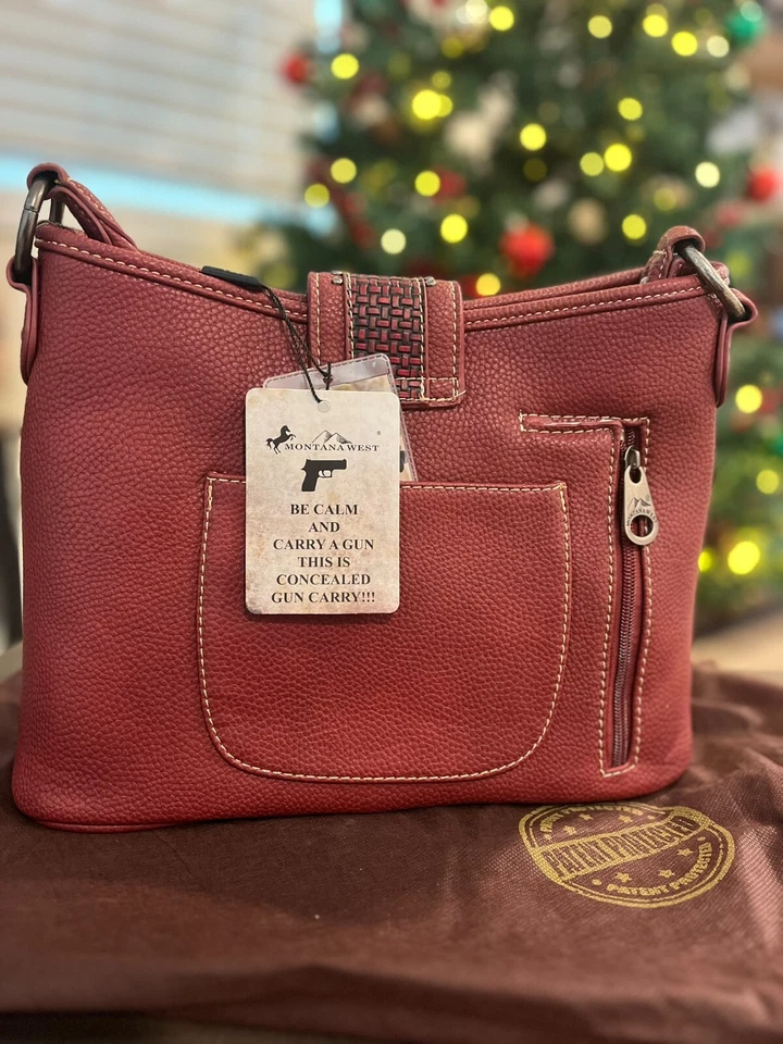 Montana West Colección Recortada/Hebilla Transporte Oculto Foto 2 de 3