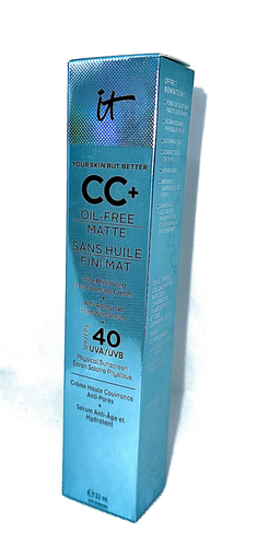 It Cosmetics CC+ Skin Foundation Cream Spf 40 full Coverage Matte - 1.08 fl oz - Picture 2 of 12