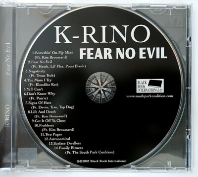 CD) K-Rino – Fear No Evil , OG Press, Album, NM/EX, Rare. | eBay