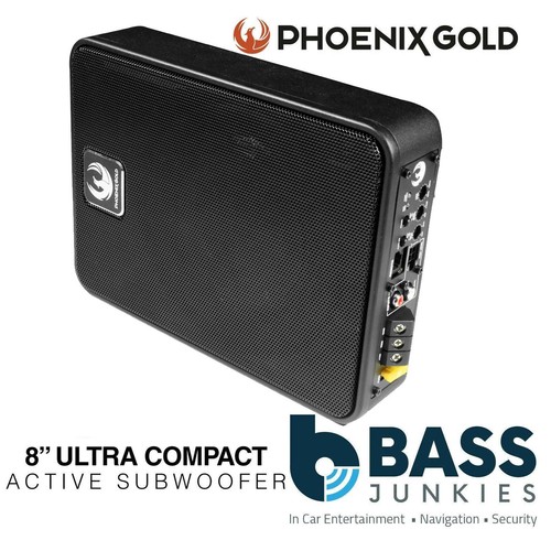 Phoenix Gold ZB8P 600 Watts 8″ Ultra Slim Compact Active Car Underseat Subwoofer - Picture 5 of 7