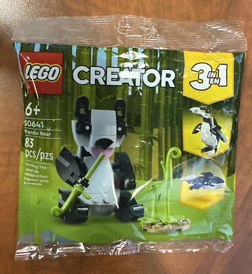 LEGO 30641 Creator 3 In 1 Polybag (Panda, Penguin, Orca) New/Sealed