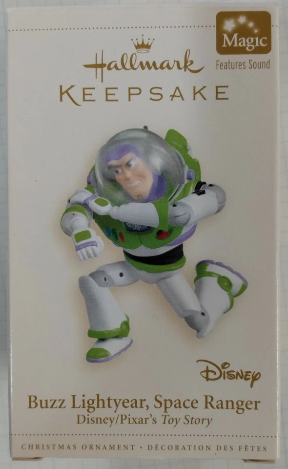 *COMO NUEVO* TOY STORY BUZZ LIGHTYEAR SELLO RECUERDO ADORNO EN CAJA ORIGINAL 2006 Foto 2 de 2
