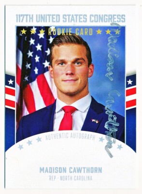 2021 117th US Congress Madison Cawthorn Signatures Auto Rc #A395 - QTY