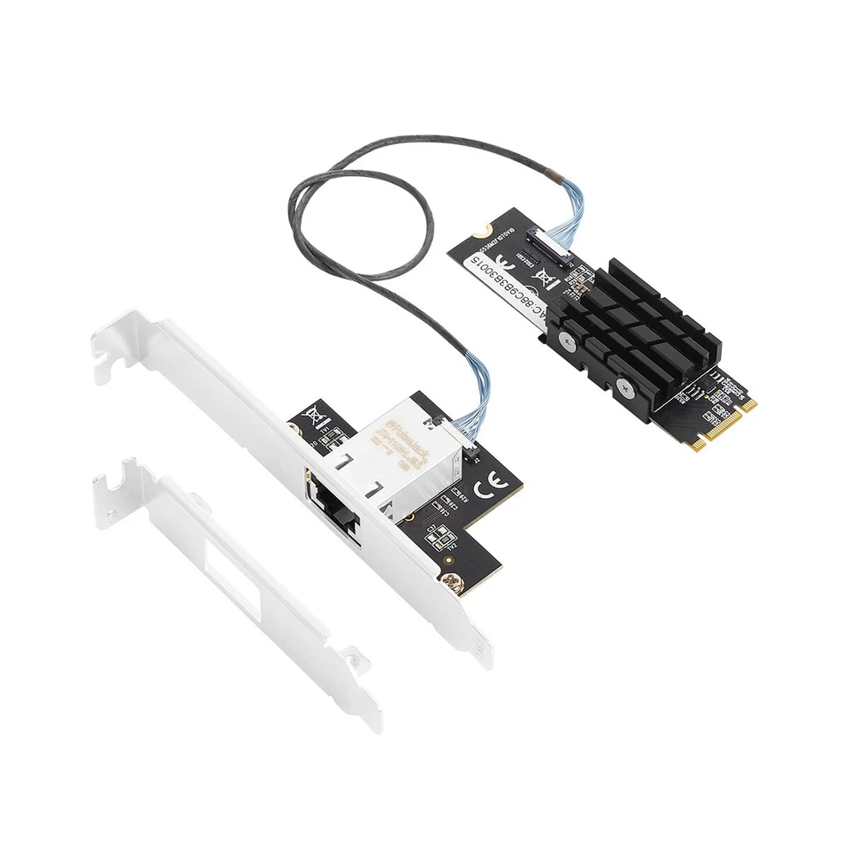 M.2 to 10 G RJ45 Port Ethernet Gigabit Network Card B Key M Key 10G/2.5G/1000M - Image 2 of 4