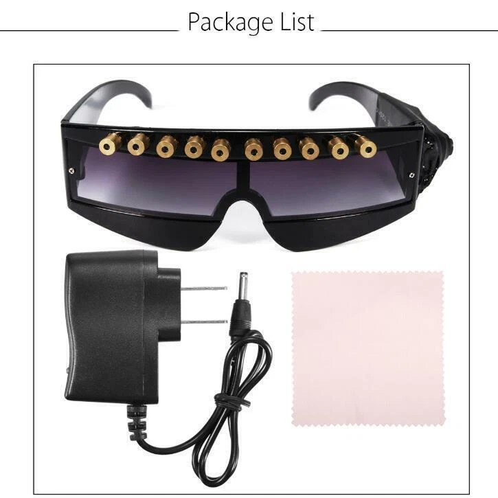 Red Laser Lighting Glasses Visible Beam Christmas Party Stage DJ Dancer Show - Image 3 of 4