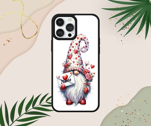 LOVE GNOME GONK CUSTOM NAME GIFT PHONE CASE BACK COVER FOR IPHONE SAMSUNG PIXEL - Picture 7 of 8