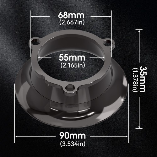 Carburetor Air Filter Velocity Stack for CV40 Sportster 1200 883 Carb w/ Screws - Picture 11 of 15