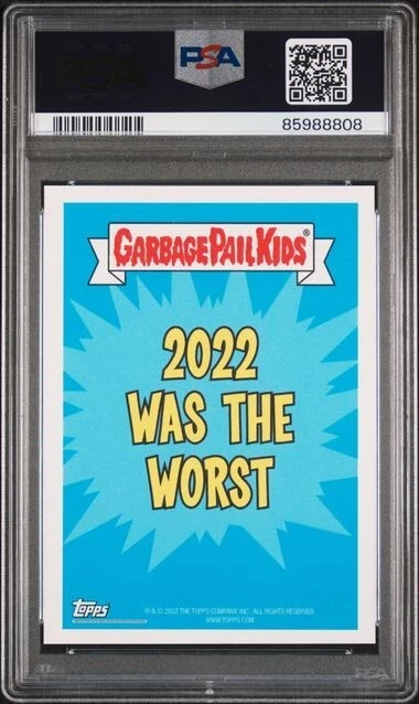 Topps Garbage Pail Kid 2022 GPK/1791 Was Worst #8 Taylor Swift Revenge SP PSA 9 Foto 2 de 4