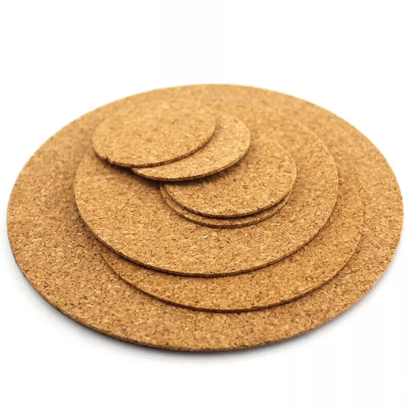 Cork Discs Pad Flexible Round Plate Mould Sheet Diameter 50/100/150mm Thick 2mm - Image 2 of 4