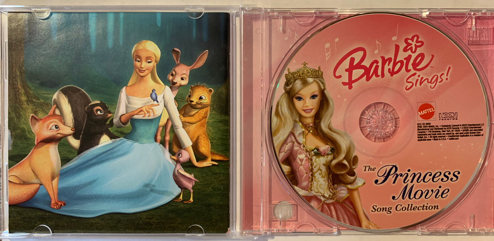 barbie sings the princess movie collection