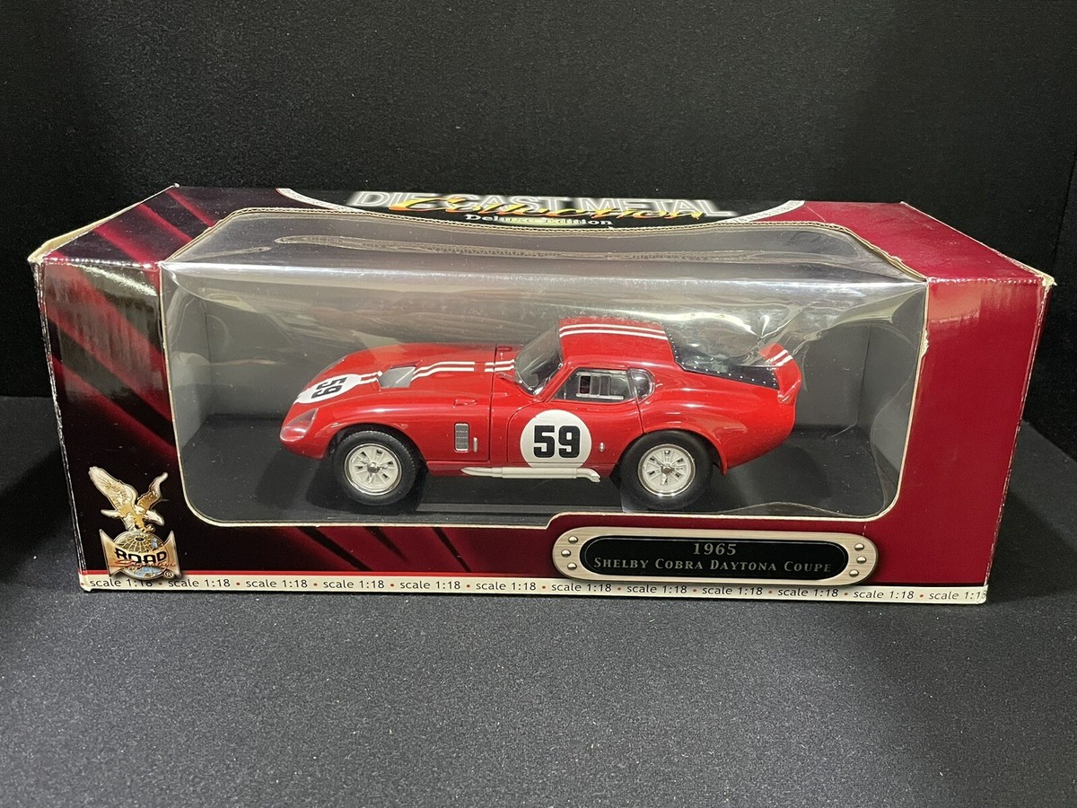 Road Signature 1965 Shelby Cobra Daytona Coupe Red 1:18 Diecast