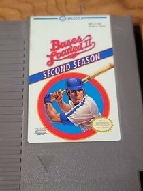 Bases Loaded II 2 Second Season ORIGINAL Nintendo NES Game Tested Working