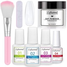 dip powder nail kit starter-clear nail dippin...