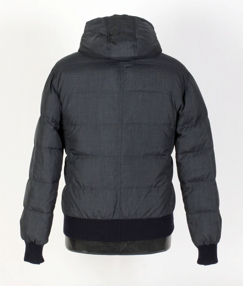 Brunello Cucinelli Nylon / Cashmere / Down Jacket w/ Hood - S - $4295 Retail - Image 4 of 4