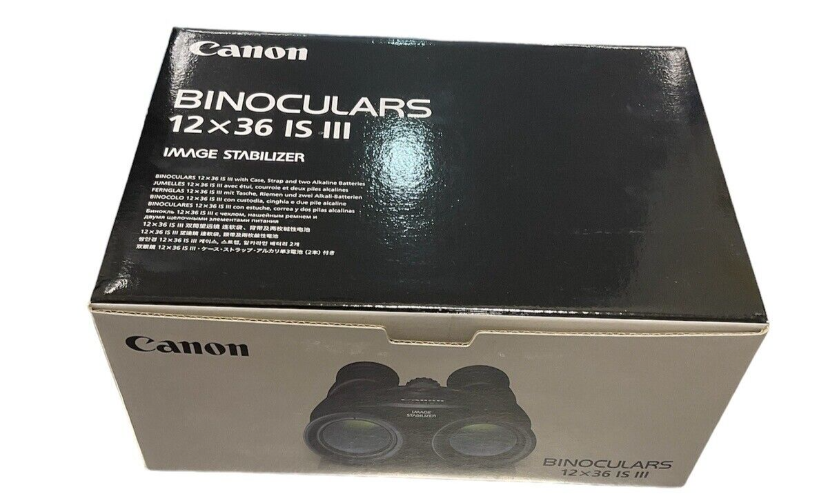Canon 12x36 Image Stabilization III Binoculars OPEN BOX TESTED 13803240627 eBay