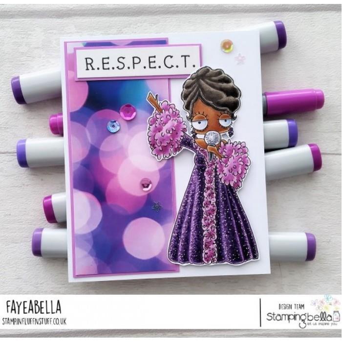 New Stamping Bella Rubber Stamp ODDBALL ARETHA SET cling | eBay