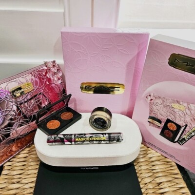 MAC Sparkling Stare Eye Kit COPPER, 4pcs Set Mascara, Eyeshadow, Paint Pot~NIB