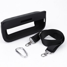 Black Silicone Shoulder Bag Case Cover For Bose Soundlink Flex Bluetooth Speaker