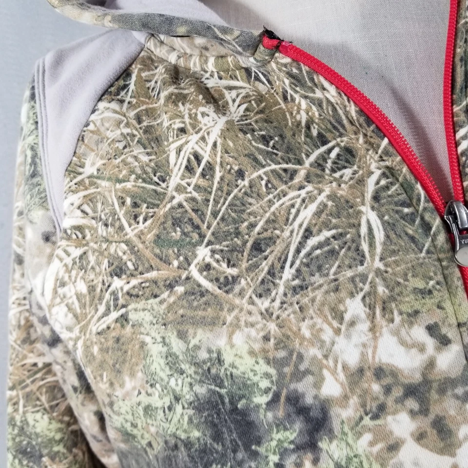Cabela's Camuflaje Sudadera con Capucha Suéter Hombre XL Extra Grande Polar Cremallera Completa Foto 4 de 4
