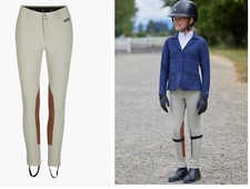 NEW Kerrits Kids XL Crossover Extended Knee Patch Jodhpurs Breeches Riding Pants