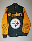 New NFL Pittsburgh Steelers embroidery twill cotton insulated jacket men's S