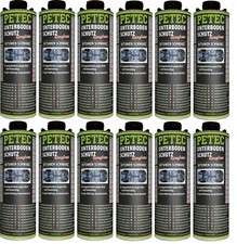 12x1Liter Petec Unterbodenschutz Bitumen schwarz UBS nicht &uuml;berlackierbar 73110