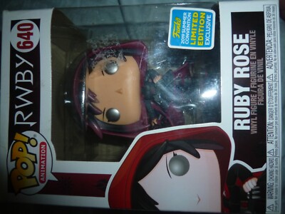 pop animation -rwby -640 -ruby rose figerine brand new in box