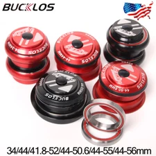 BUCKLOS MTB Bike Headset Sealed Bearing For Straight/Tapered Tube Frame Headsets