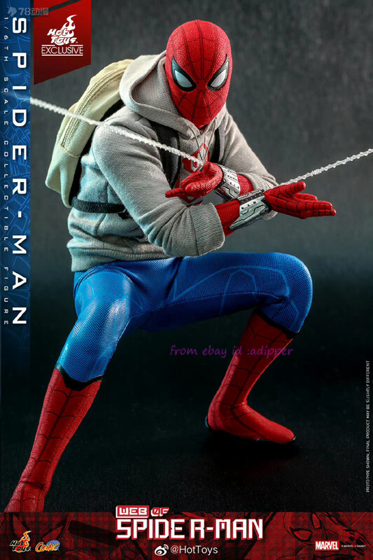Perfect Hot Toys Cms010 1/6 Marvel Comics Spider-Man Web Action