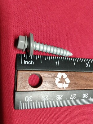 14x 1 1/2'' CHARCOAL GREY Metal Roofing/siding (oversize) wood screws