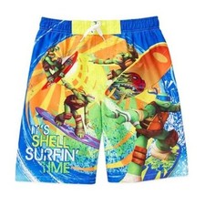 Teenage Mutant Ninja Turtles Swim Trunks Shorts Boy Size 6/7