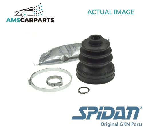 CV JOINT BOOT KIT TRANSMISSION END FRONT RIGHT LEFT 25584 SPIDAN NEW - Picture 1 of 5