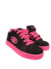 HEELYS GIRLS YOUTH SIZE 5 STRAIGHT UP 770049H COLOR:BLACK/PINK NEW IN BOX