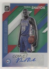 2019-20 Panini Donruss Optic Signature Series Green Prizm Marial Shayok Auto vv7