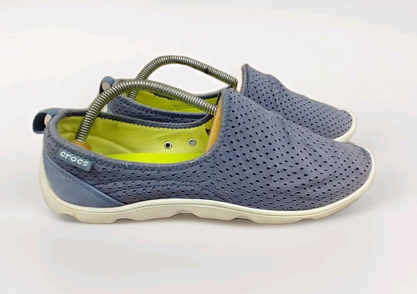 Crocs Women's Duet Busy Day Slip On Blue 10 Comfort Loafers