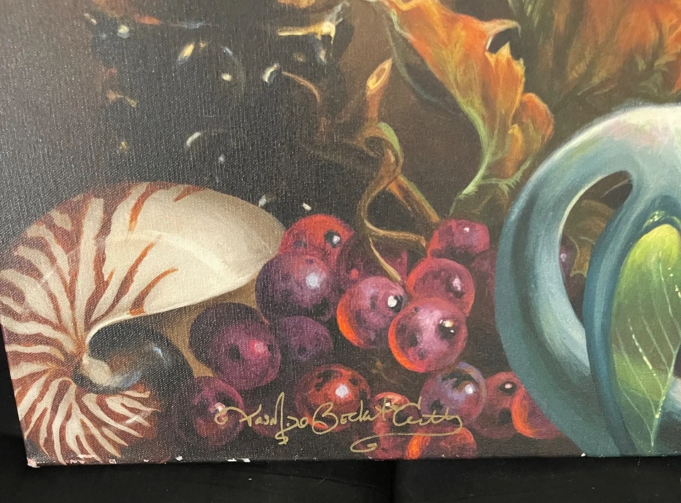 Жасмин Бекет-Гриффит - холст печать под названием "Stilleven 2: Zeemeermin" - Изображение 2 из 4