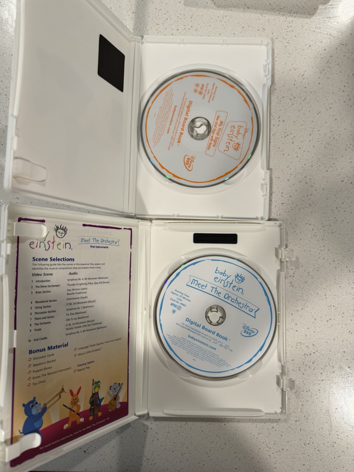 Baby Einstein DVD Lot of 6 Titles •