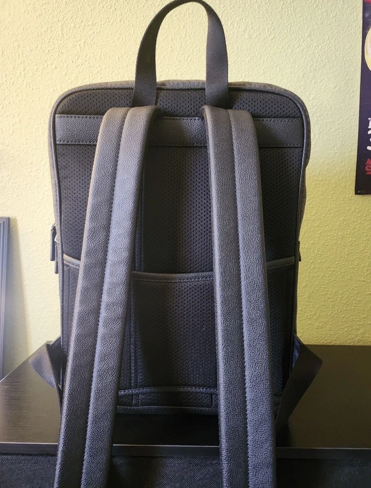 Michael Kors Cooper MK Logo PVC Leather Large Sporty Slingpack Backpack  - Image 3 of 4