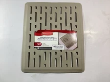 New Rubbermaid Microban Sink Mat 10.7 x 12.7 x .35" Glass Protector NOS