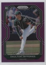 2021 Panini Prizm Purple Prizm Daulton Jefferies #95 05v0